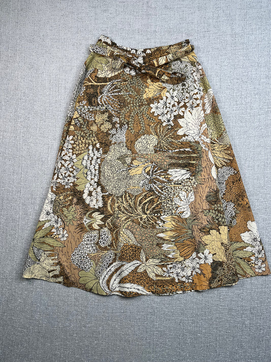 90's Foliage Maxi Skirt 26"