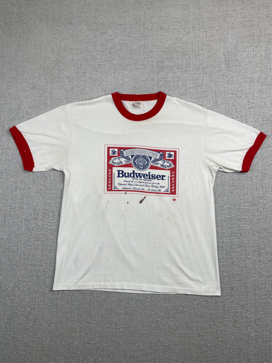90's Budweiser Ringer T-Shirt