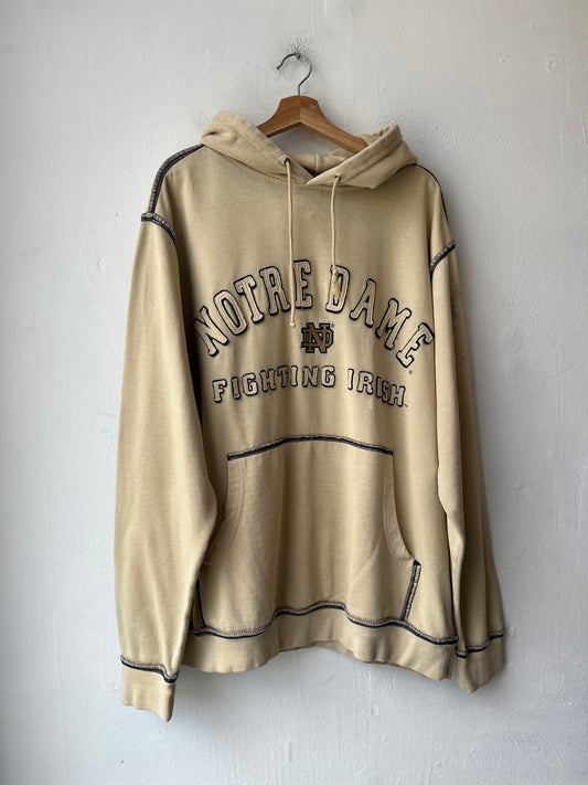 Y2K Distressed Notre Dame Hoodie