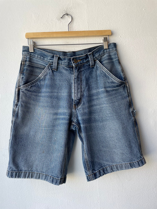 Y2K Denim Carpenter Shorts 32”