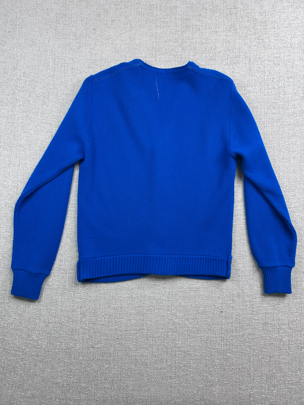 70’s Royal Blue Knit Cardigan
