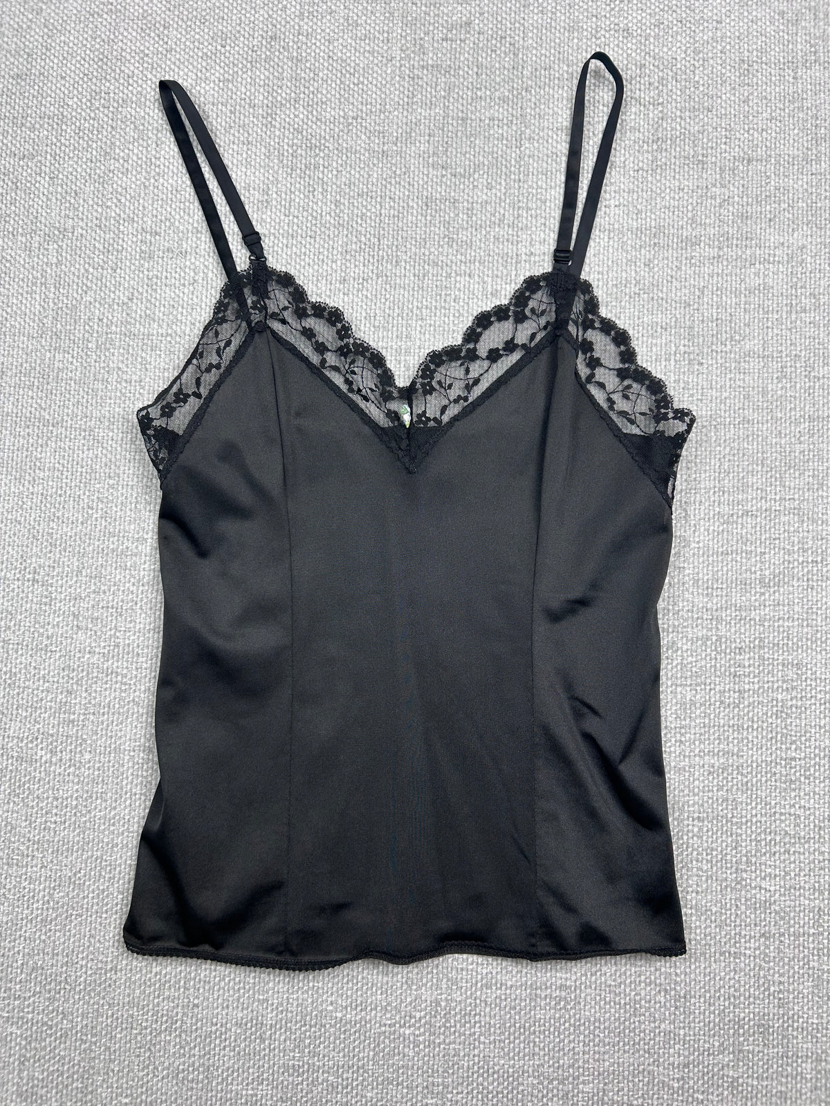 90's Black Lace Camisole