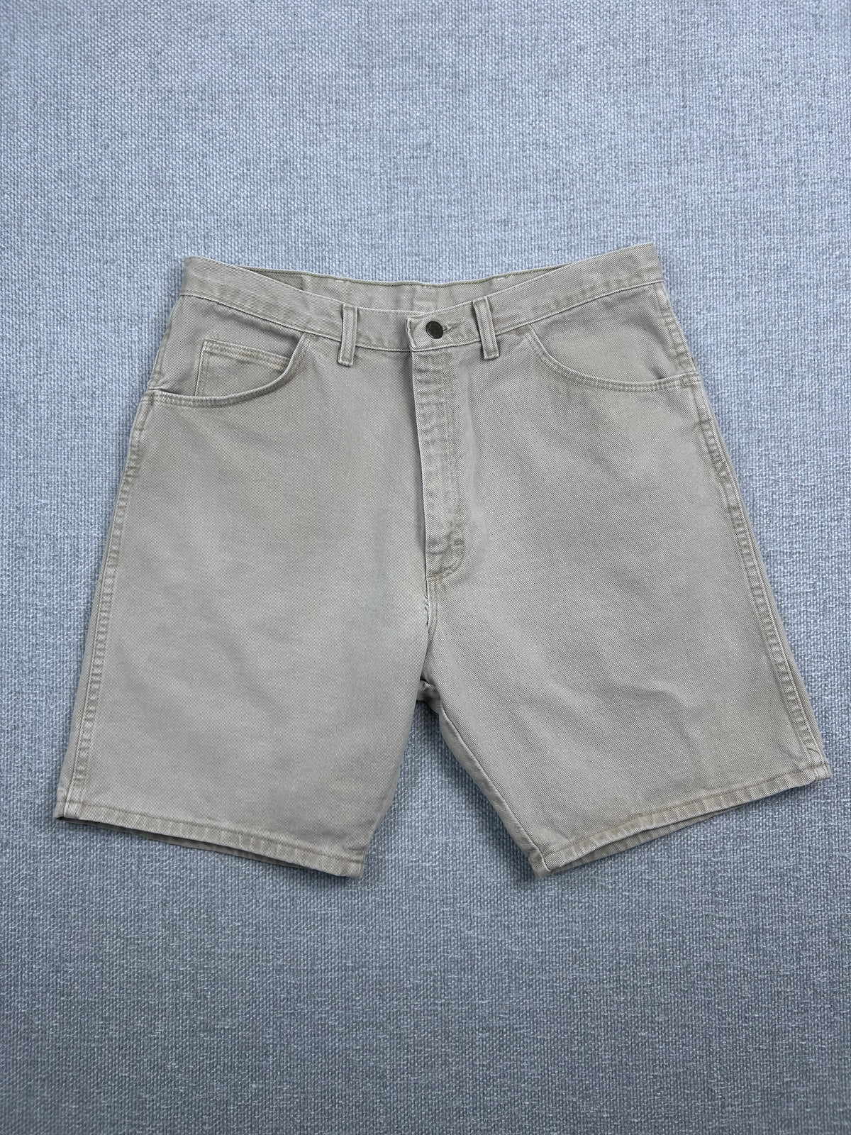 90's Wrangler Tan Denim Shorts 34"