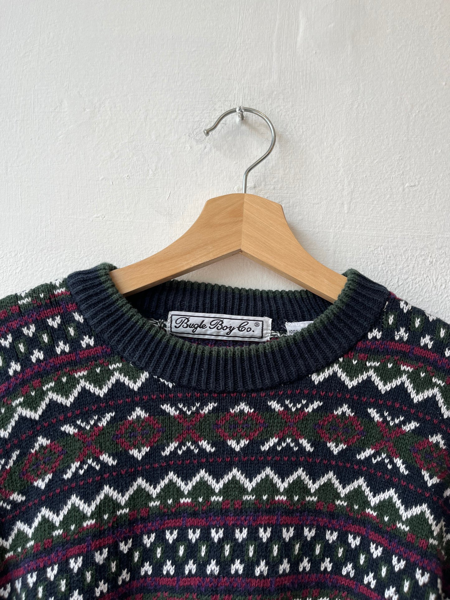 90's Striped Knit Sweater