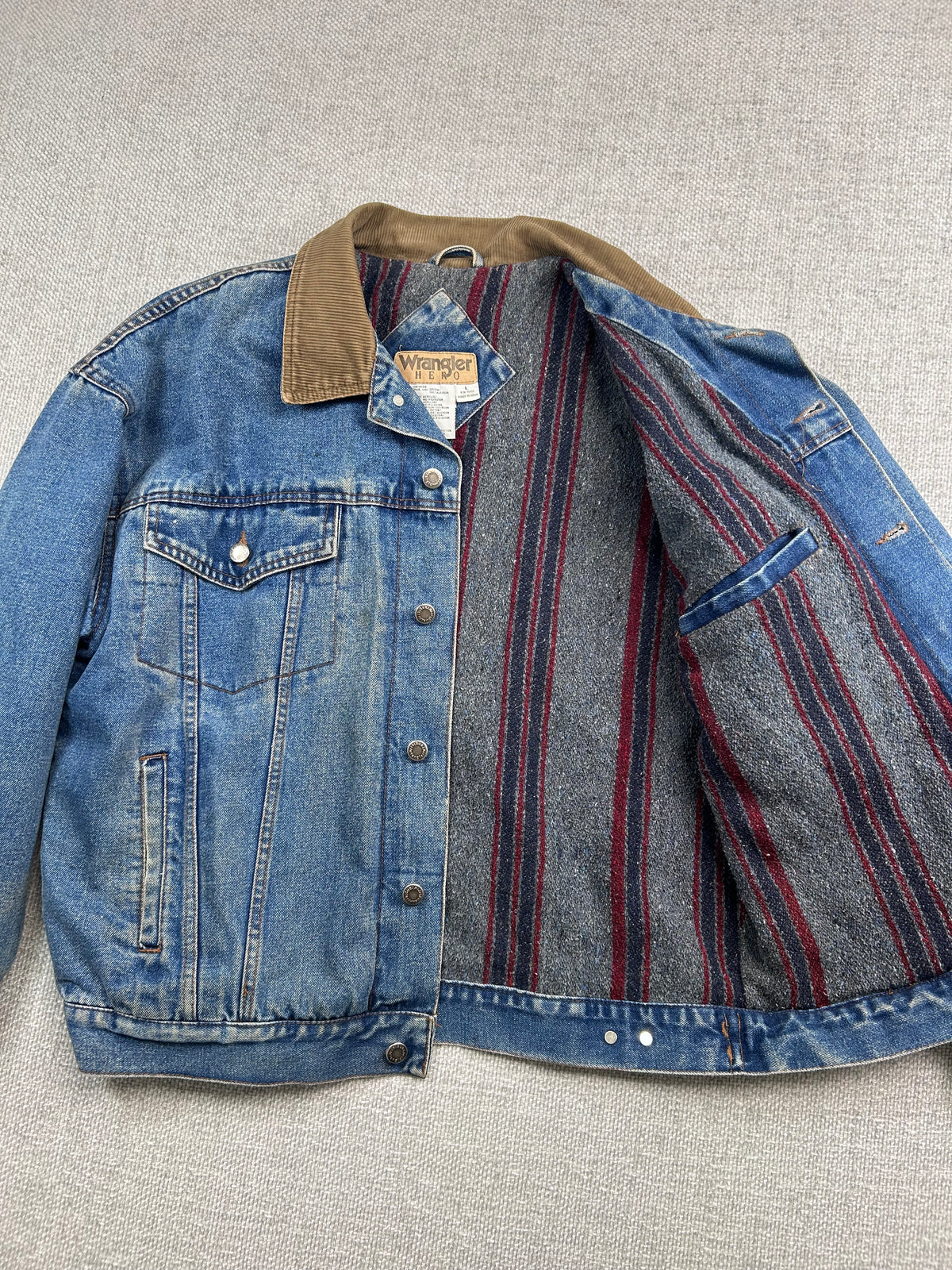 90's Wrangler Blanket Lined Denim Jacket