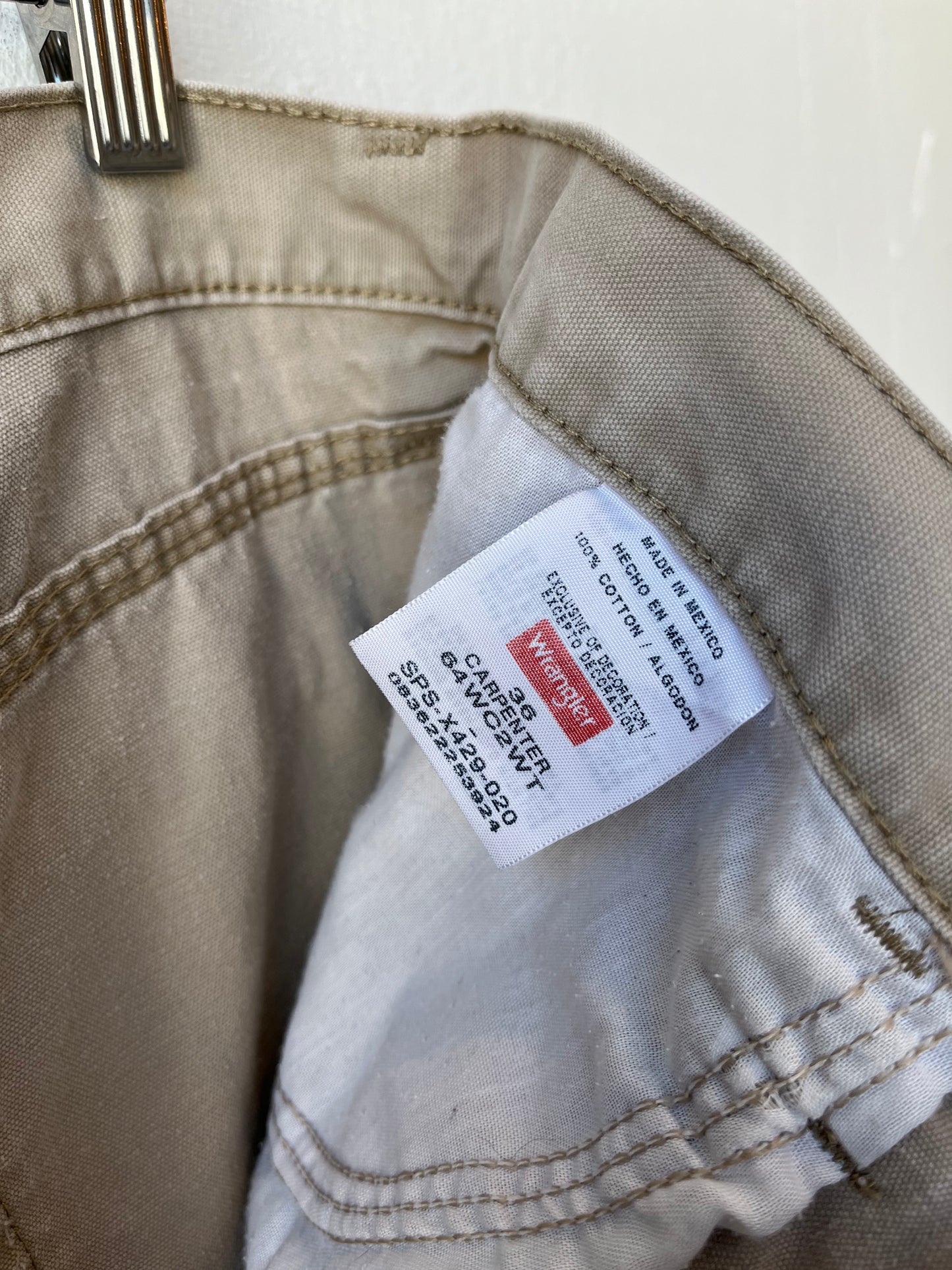 Y2K Wrangler Tan Shorts 36"