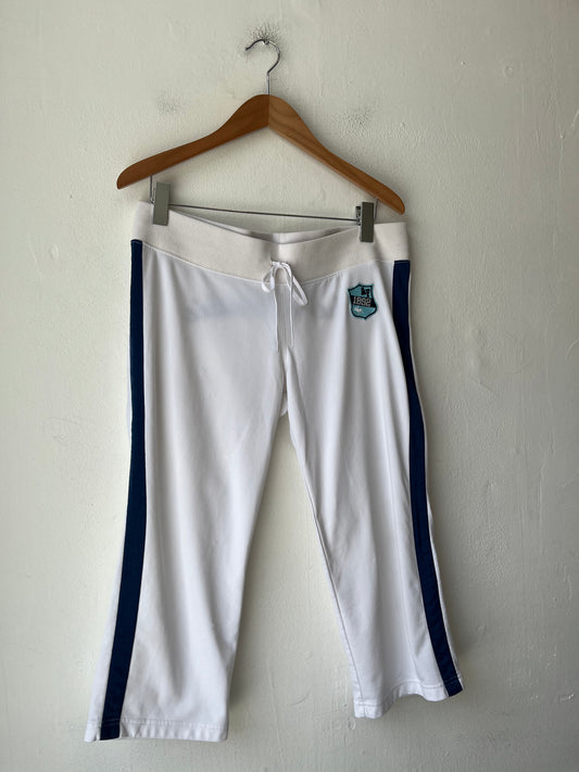 Y2K Abercrombie White Capri Pants 31-34"