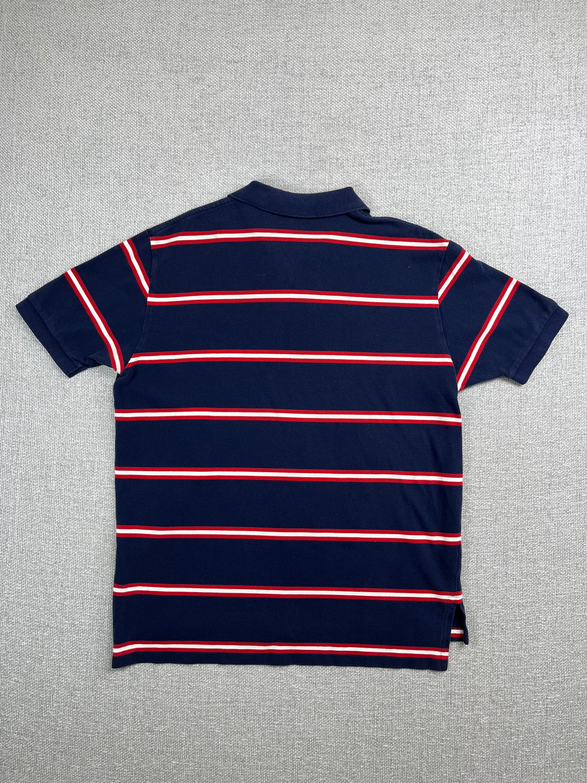 Y2K Striped Polo Shirt