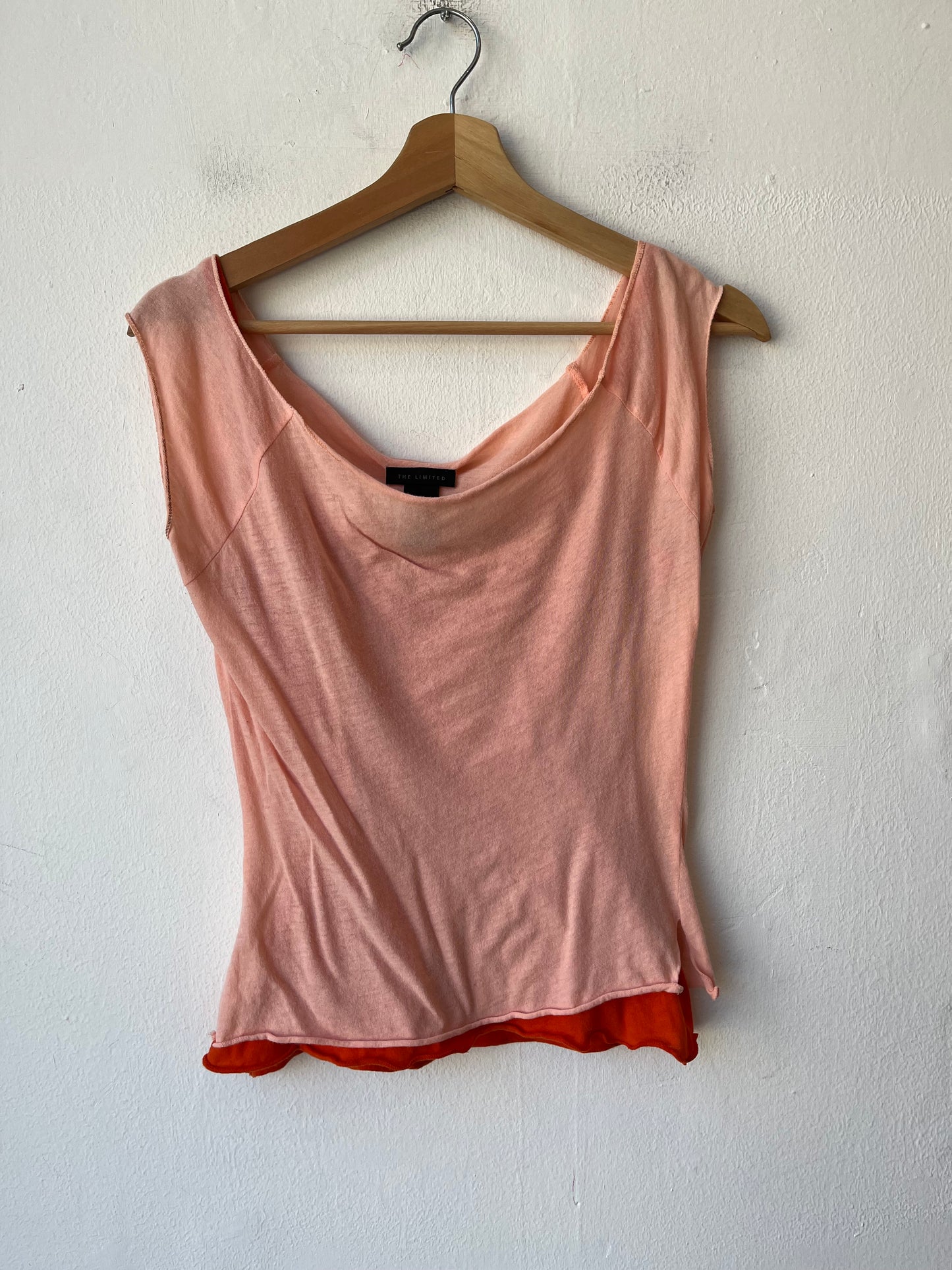 90’s Layered Pink and Orange Top