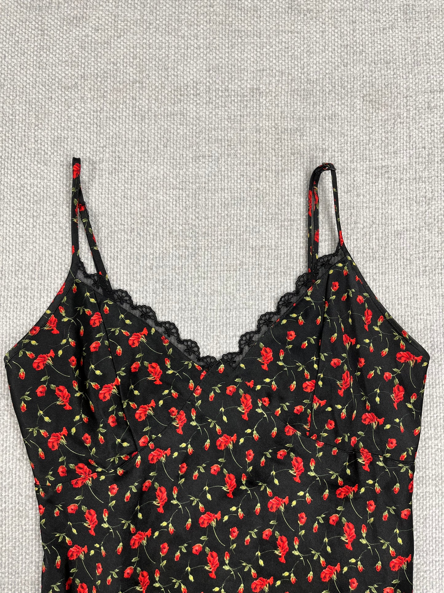 Y2K Floral Slip Dress