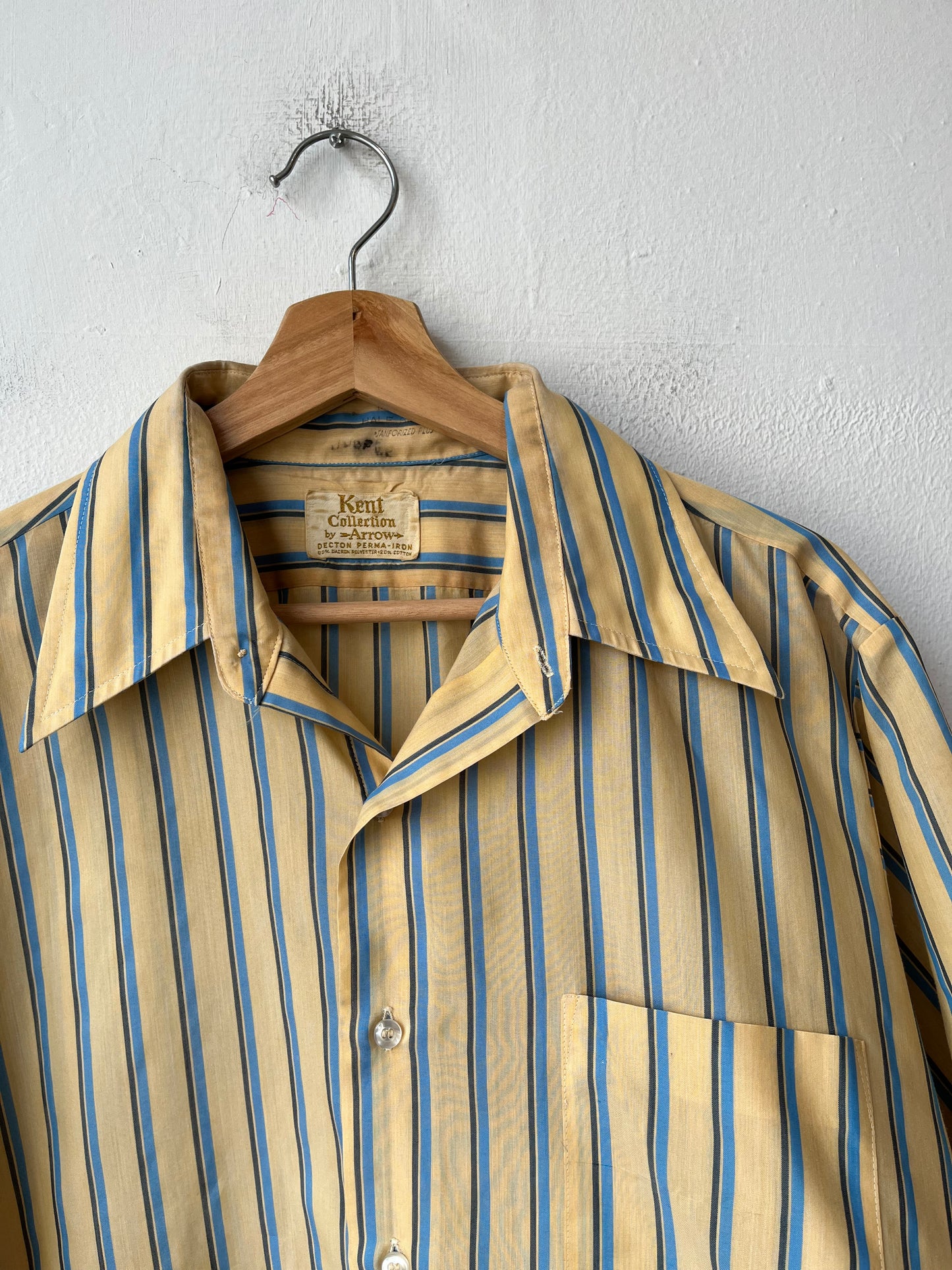 70's Arrow Striped Button Up Shirt