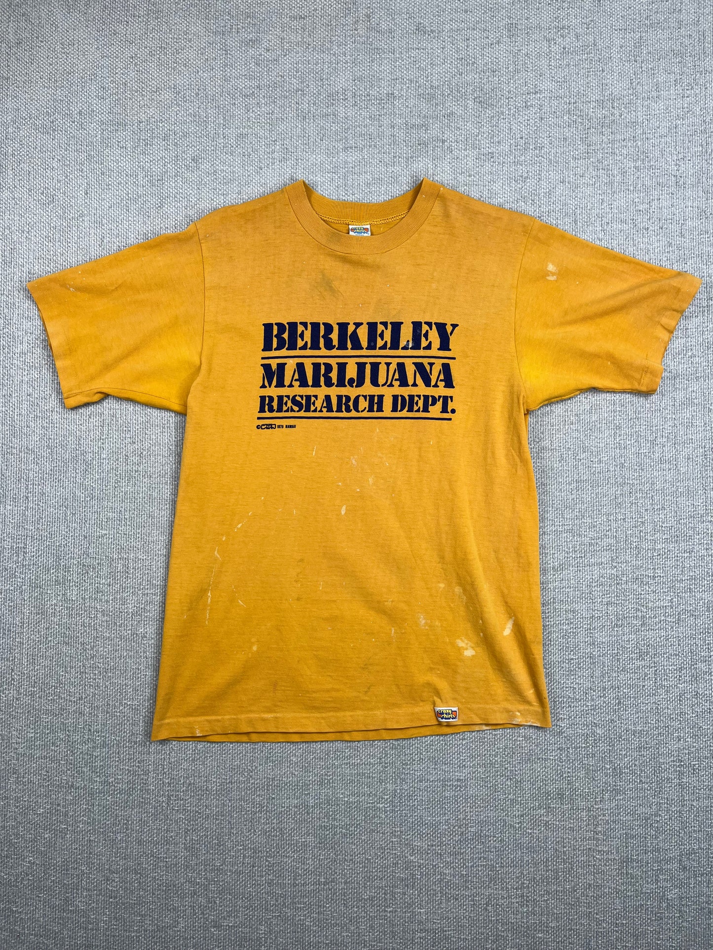 1979 Berkeley Marijuana Research T-Shirt
