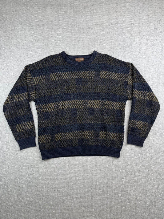 Y2K Patterned Knit Sweater