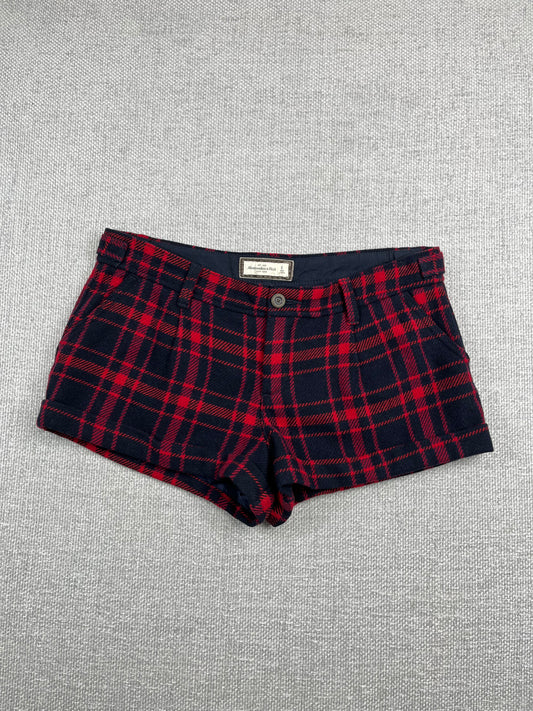 Y2K Abercrombie Wool Mini Shorts 31"