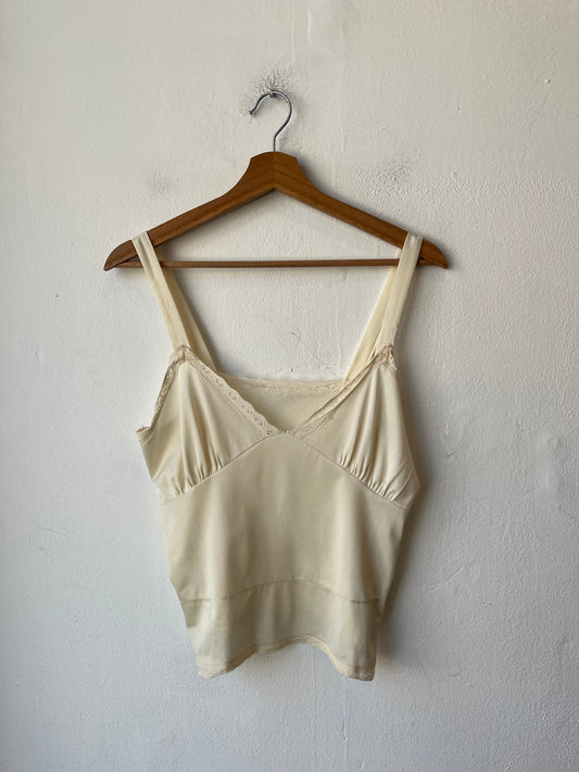 80's White Lace Camisole