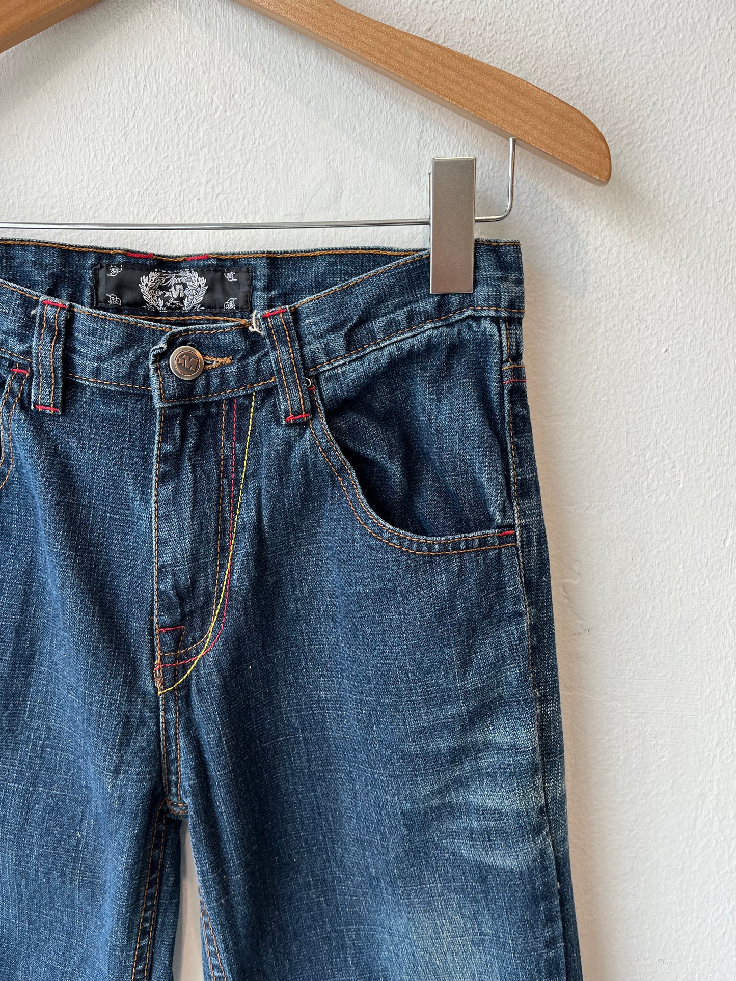 Y2K Mecca Straight Jeans 28"
