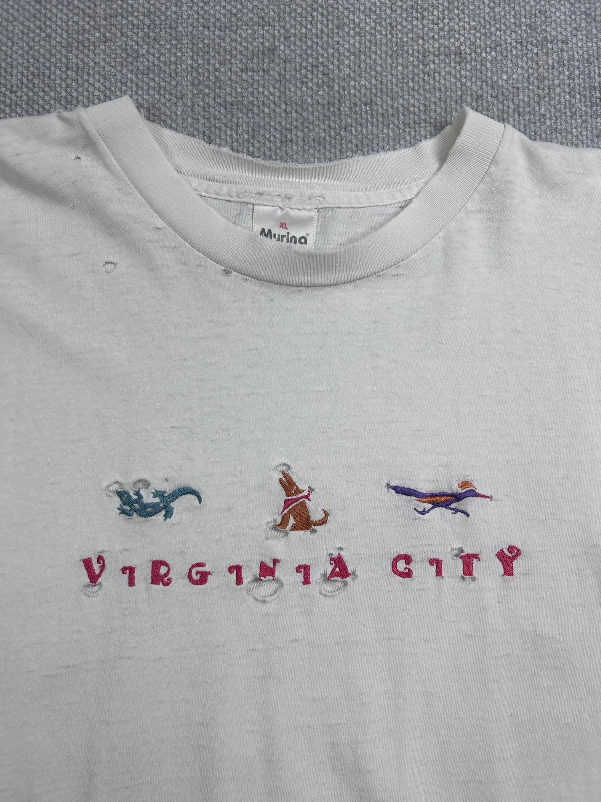 90's Virginia City Distressed T-Shirt