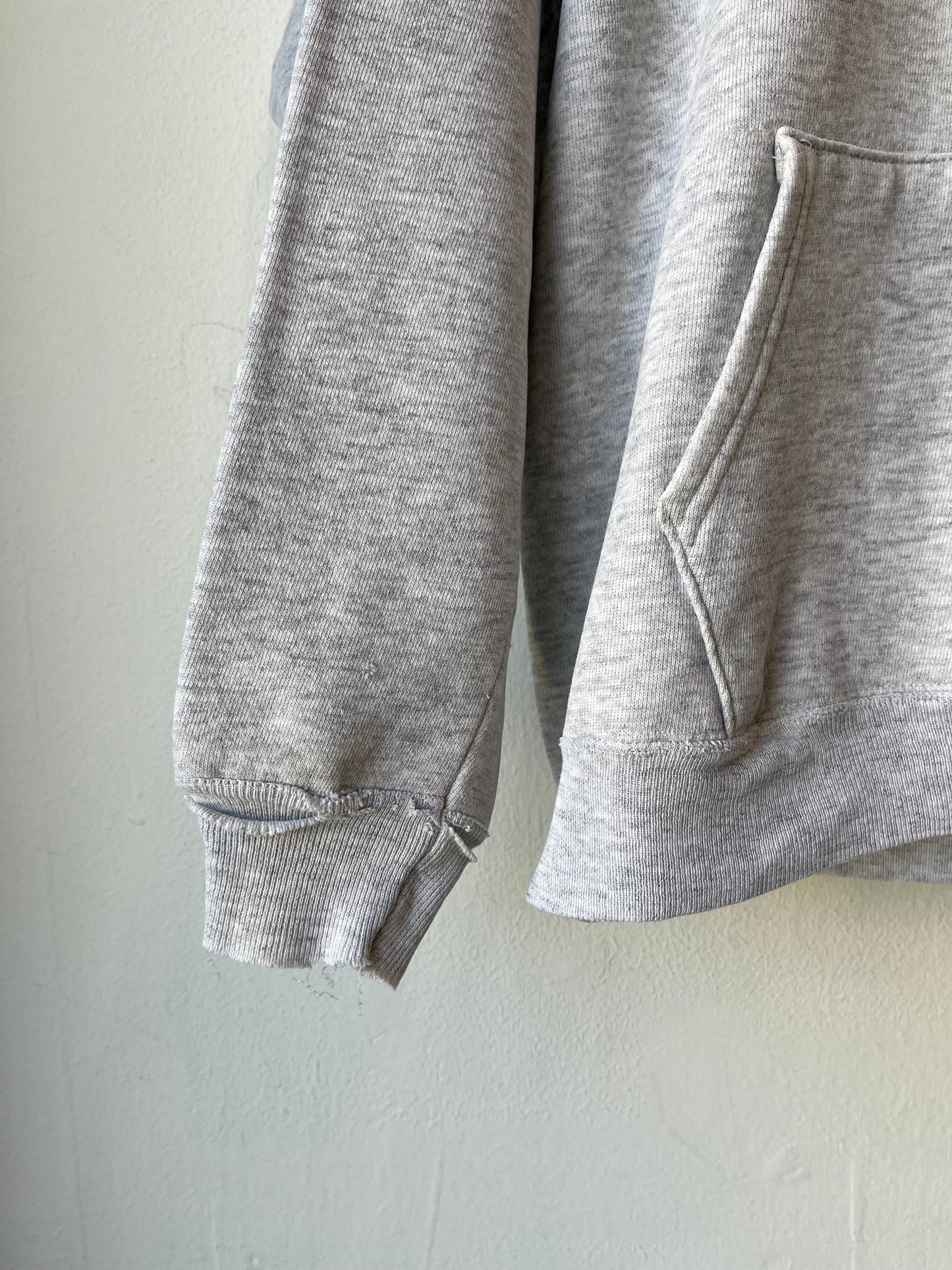 90's Heavyweight Gray Hoodie