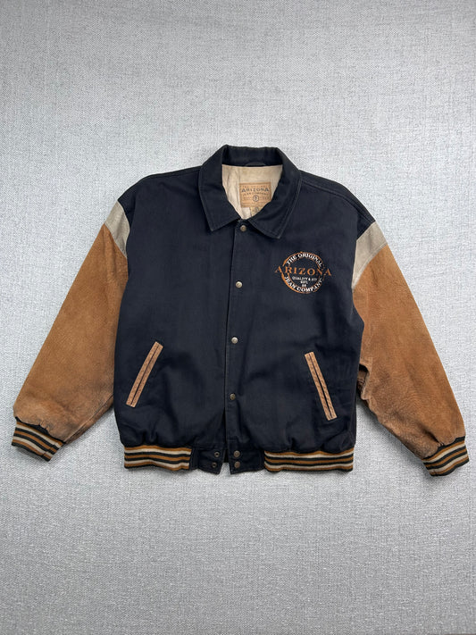 Y2K Arizona Suede Bomber Jacket