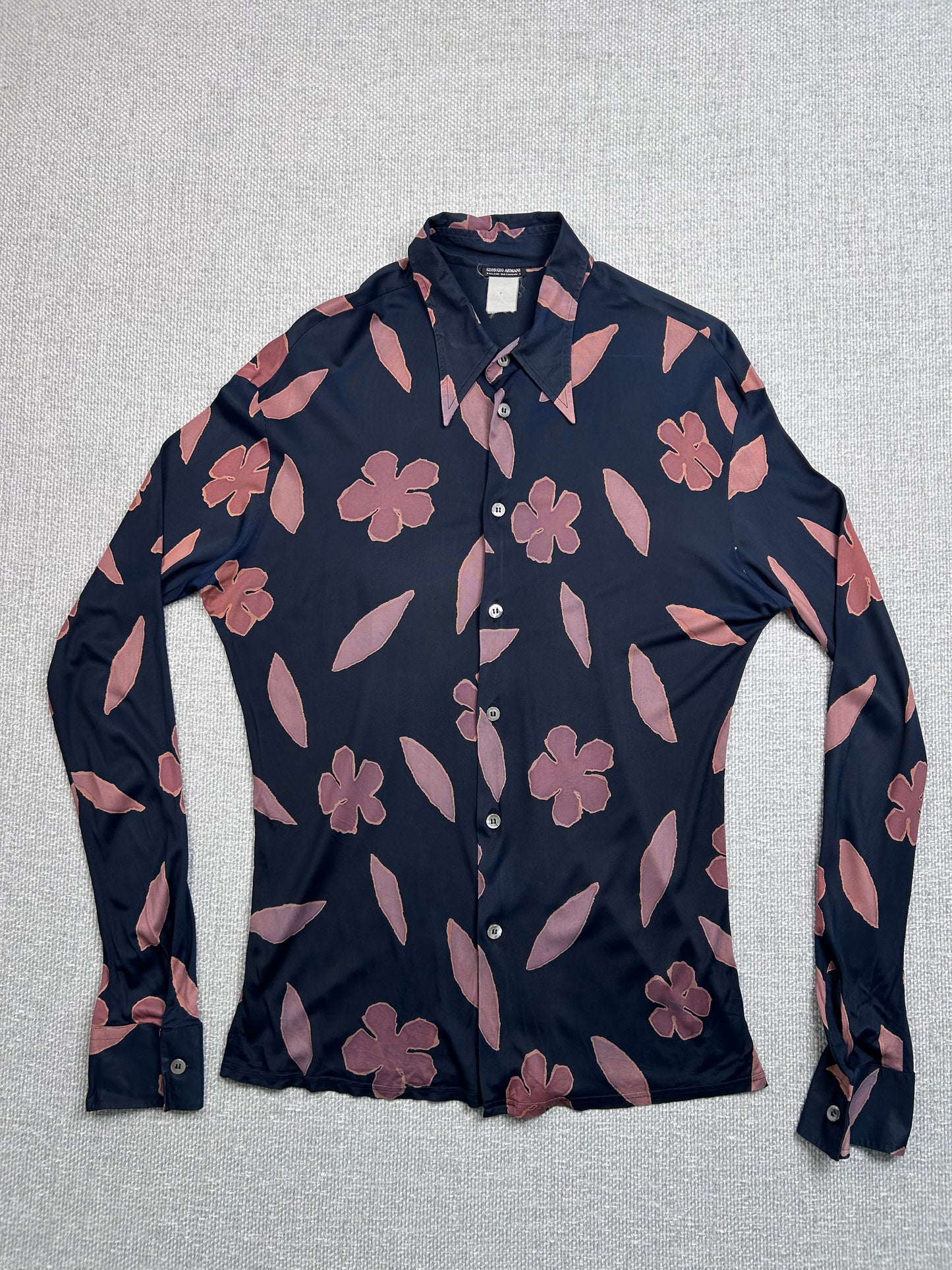 90's Armani Sheer Dress Shirt