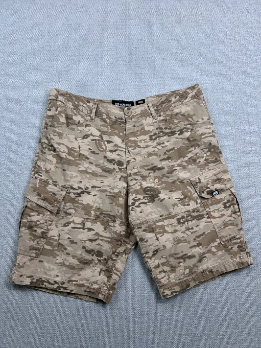 Y2K Camo Ecko Cargo Shorts 36"