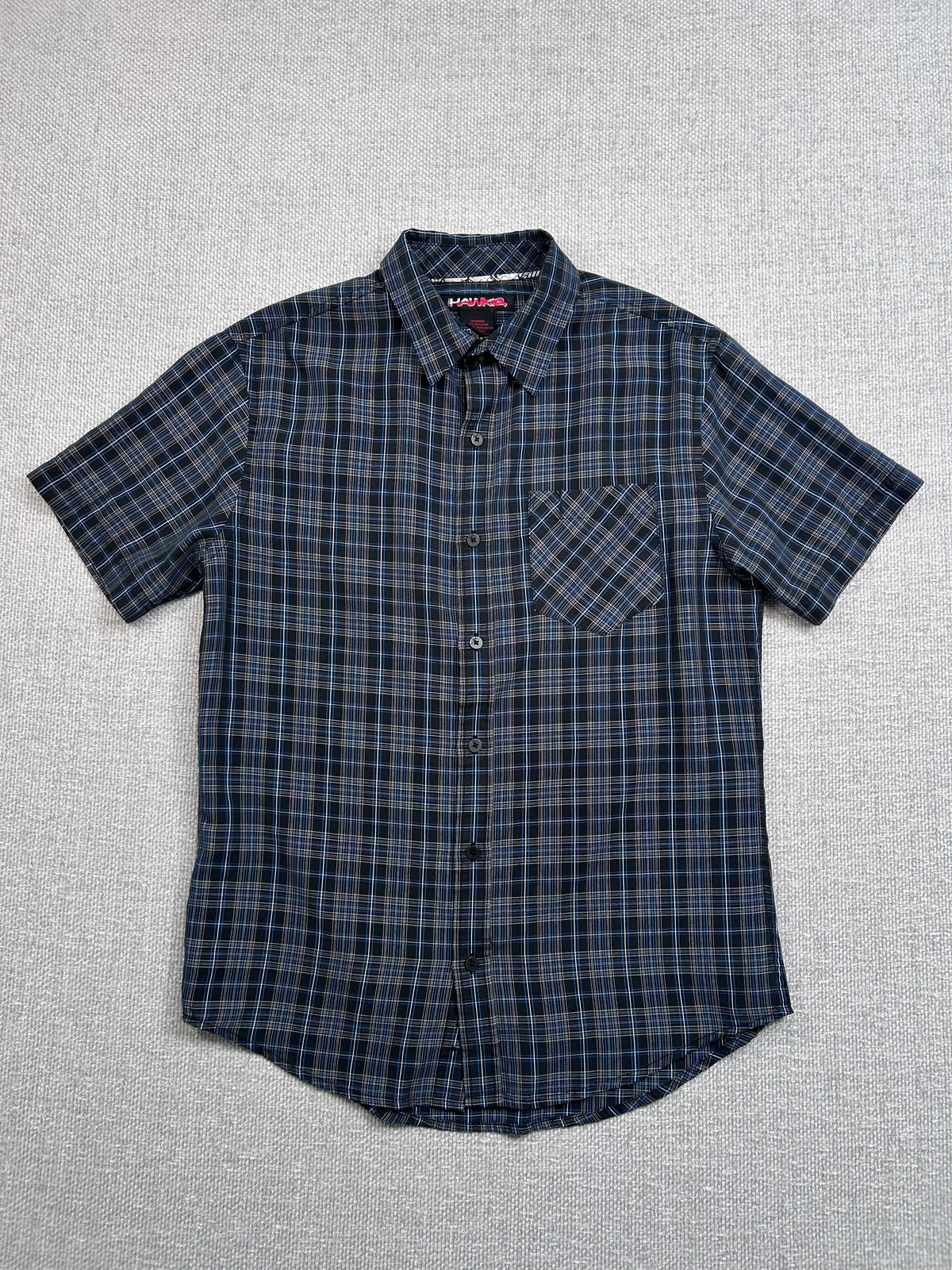 Y2K Plaid Button Up Shirt