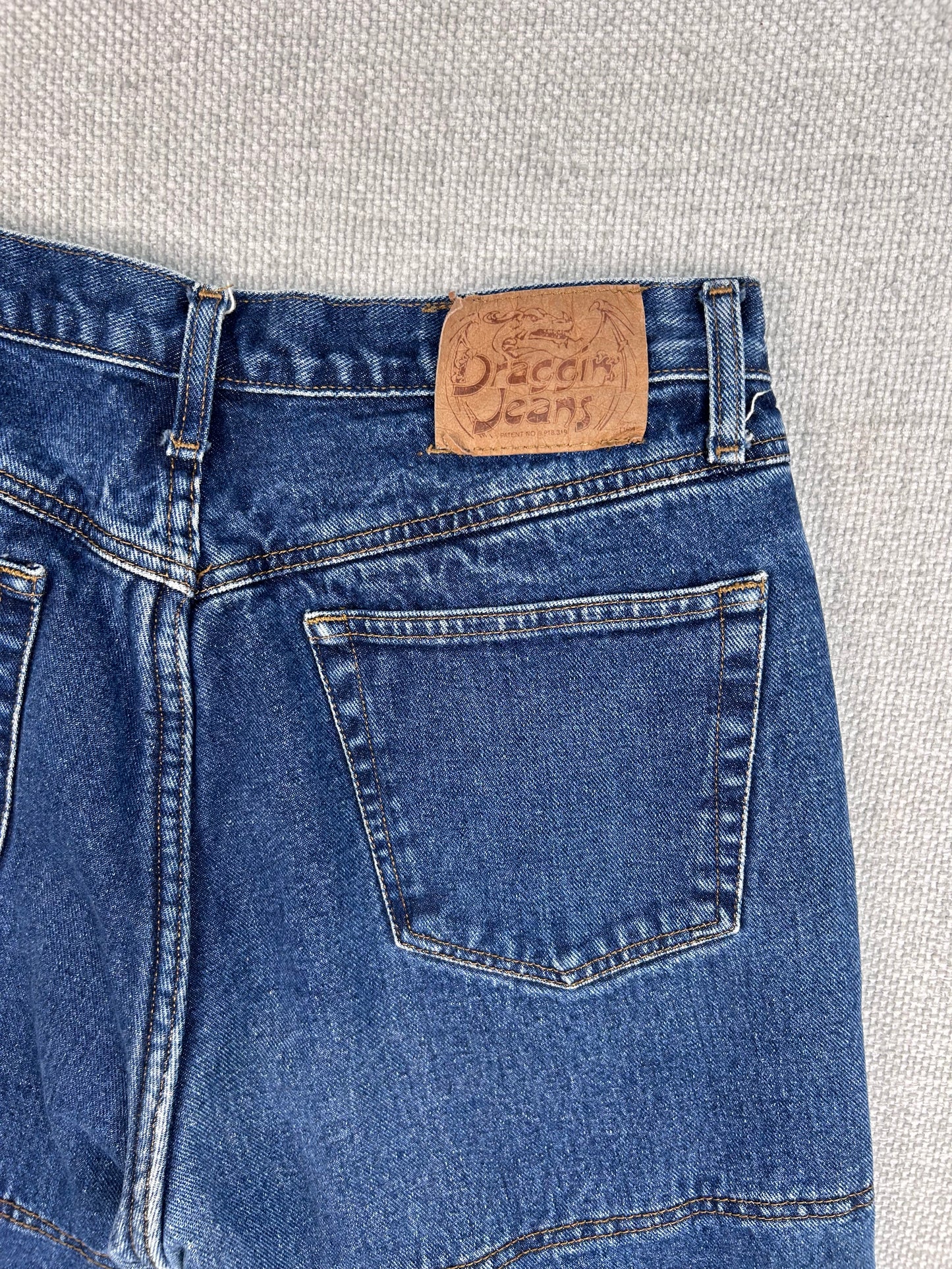 Y2K Denim Motorcycle Jeans 32”