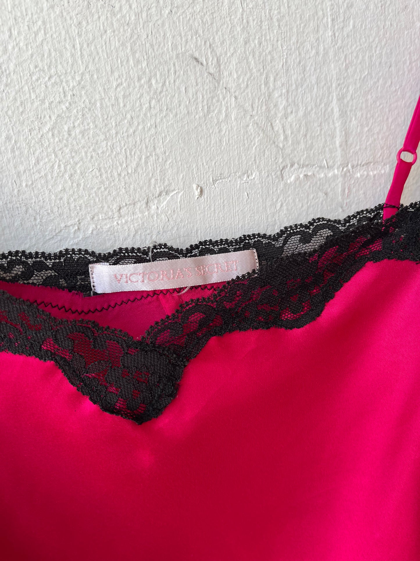 Y2K Hot Pink Victoria Secret Slip