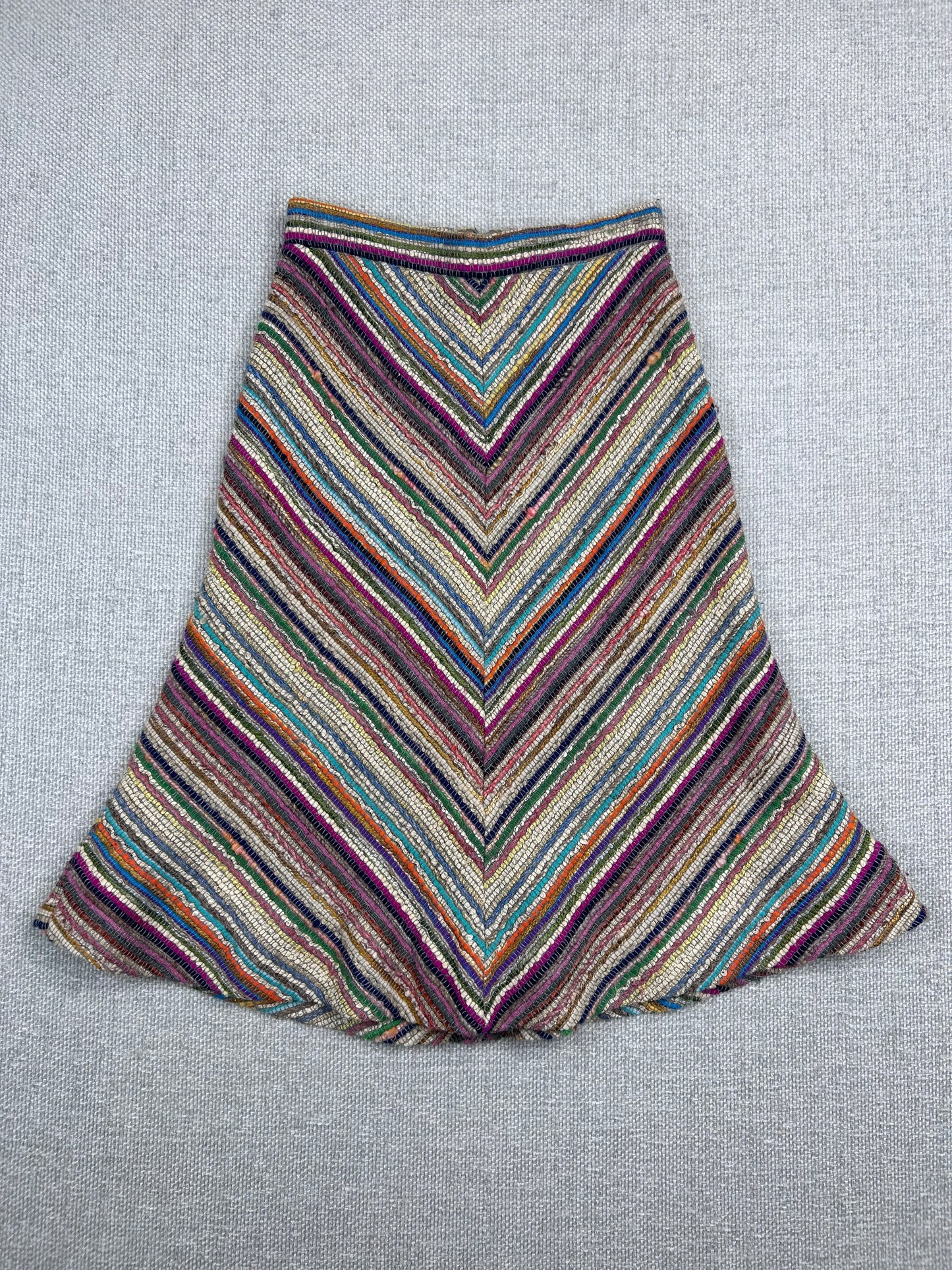 70's Wool Midi Skirt 26"