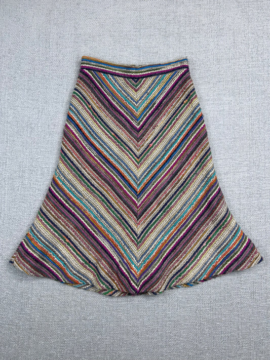 70's Wool Midi Skirt 26"