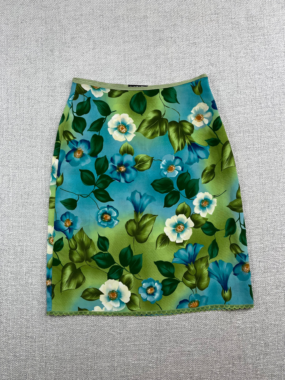 90's Floral Midi Skirt 26"