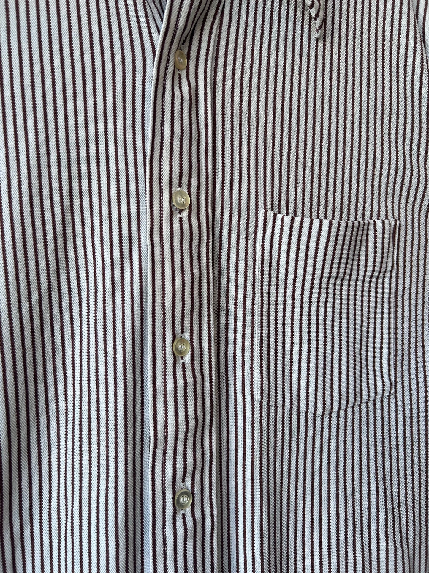 60's Striped Button Down