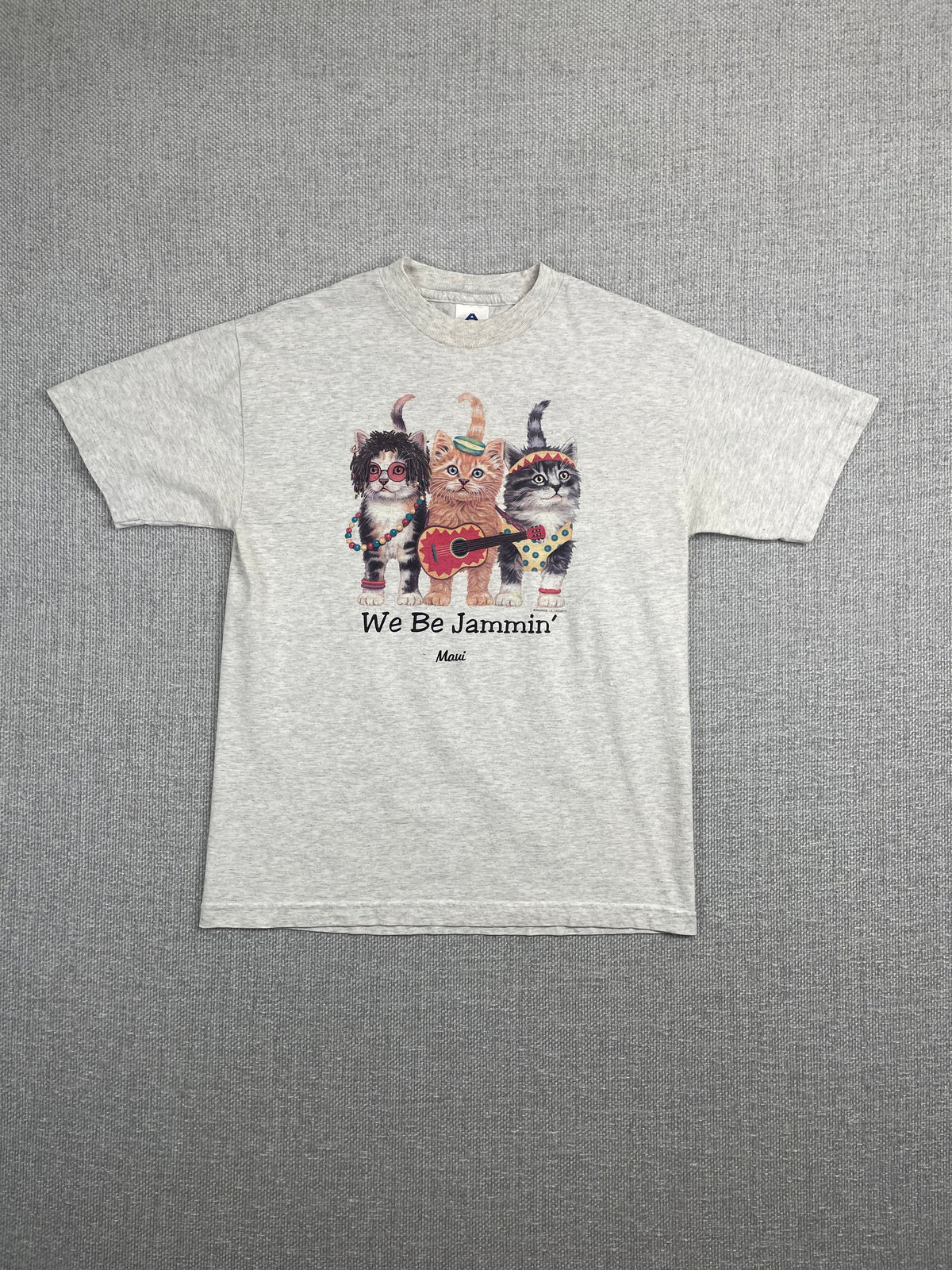 Y2K We Be Jammin' Maui Cat T-Shirt