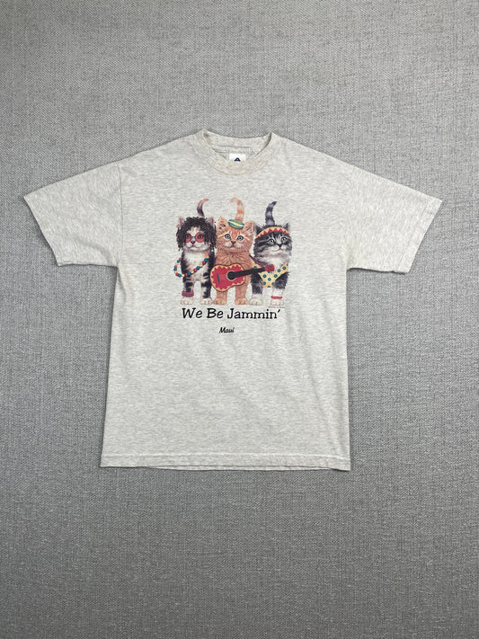 Y2K We Be Jammin' Maui Cat T-Shirt