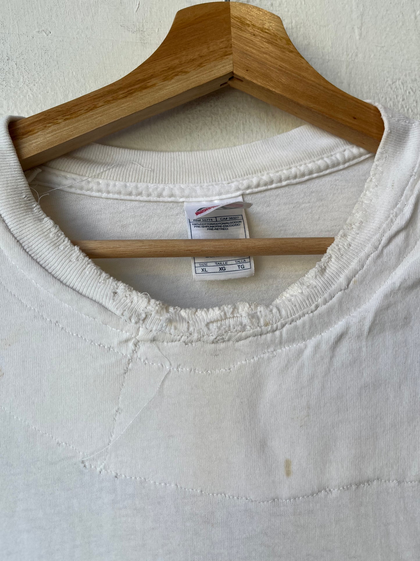 Y2K Mended White T-Shirt