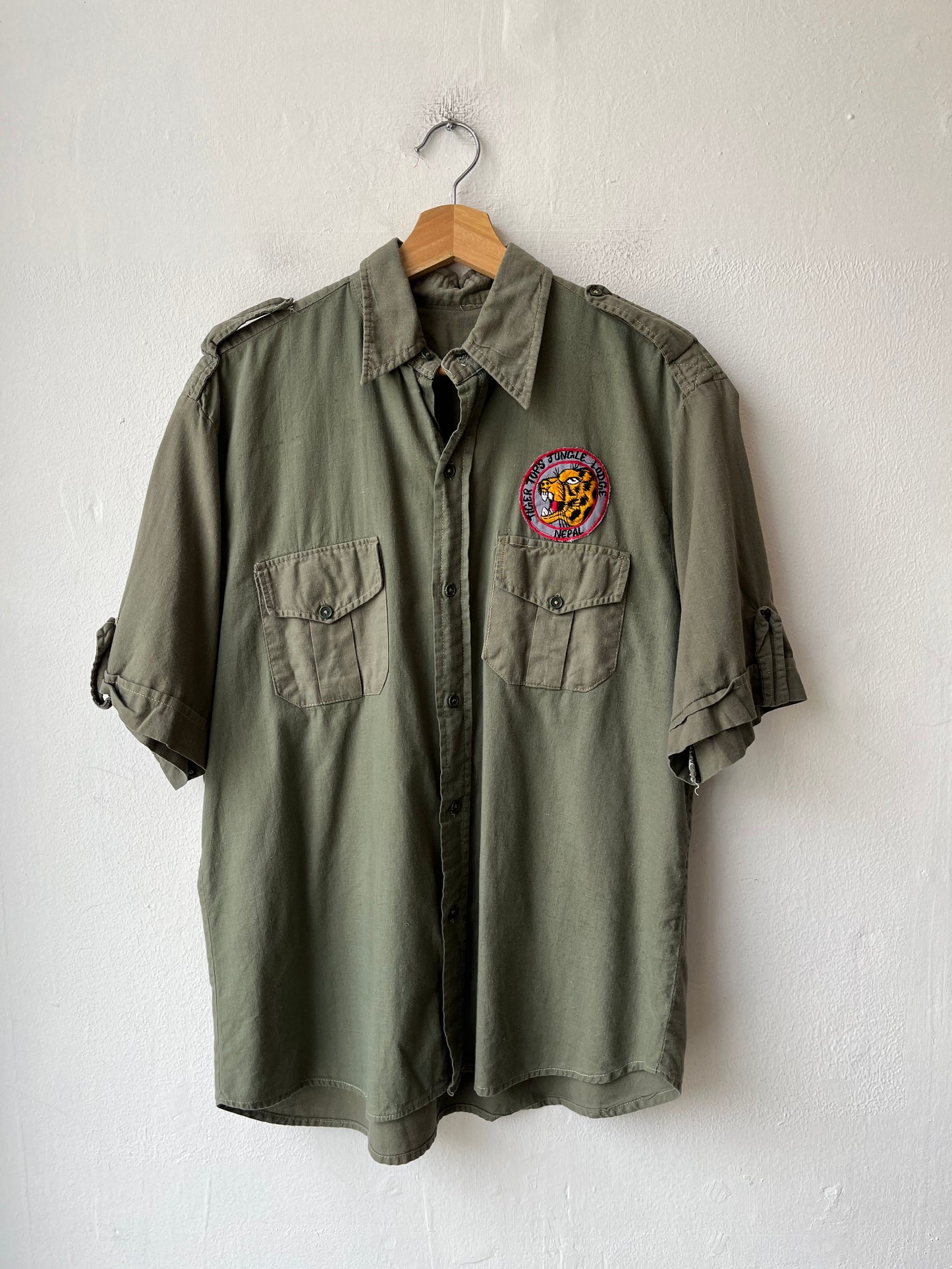 70's Jungle Lodge Military Shirt