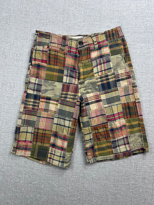 Y2K Patchwork Shorts 28"