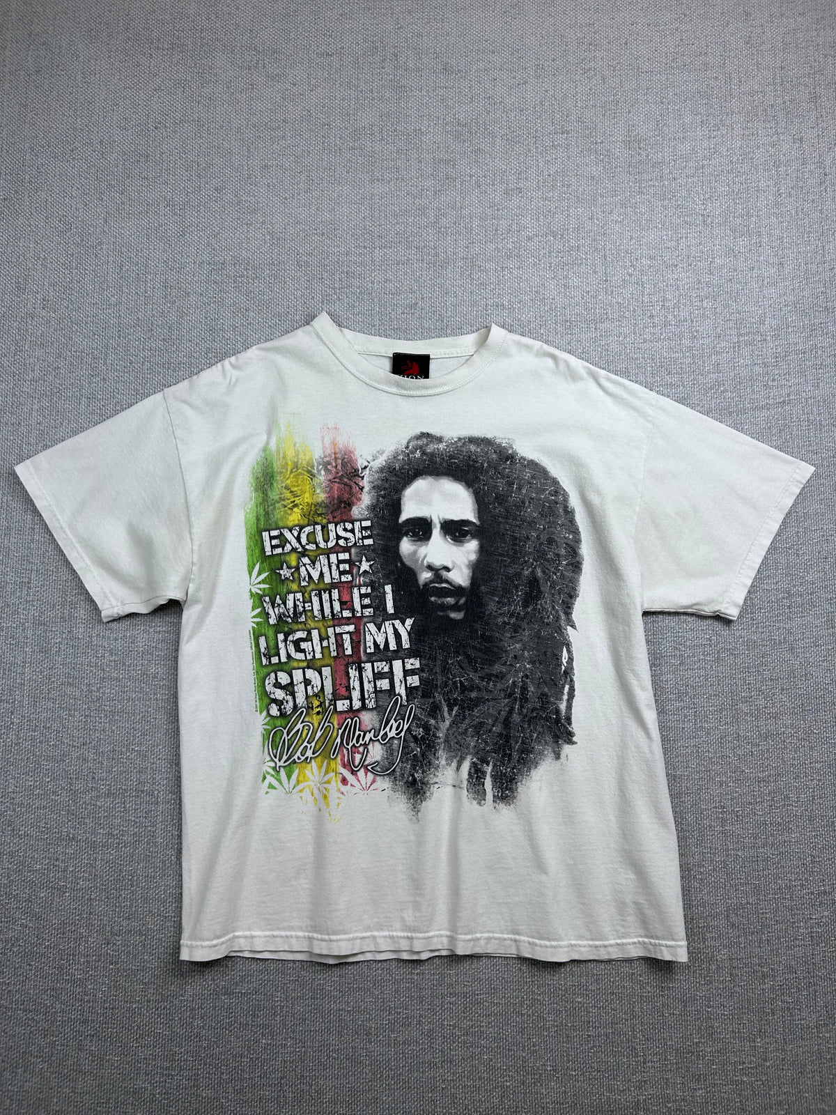 2007 Bob Marley Spliff T-Shirt