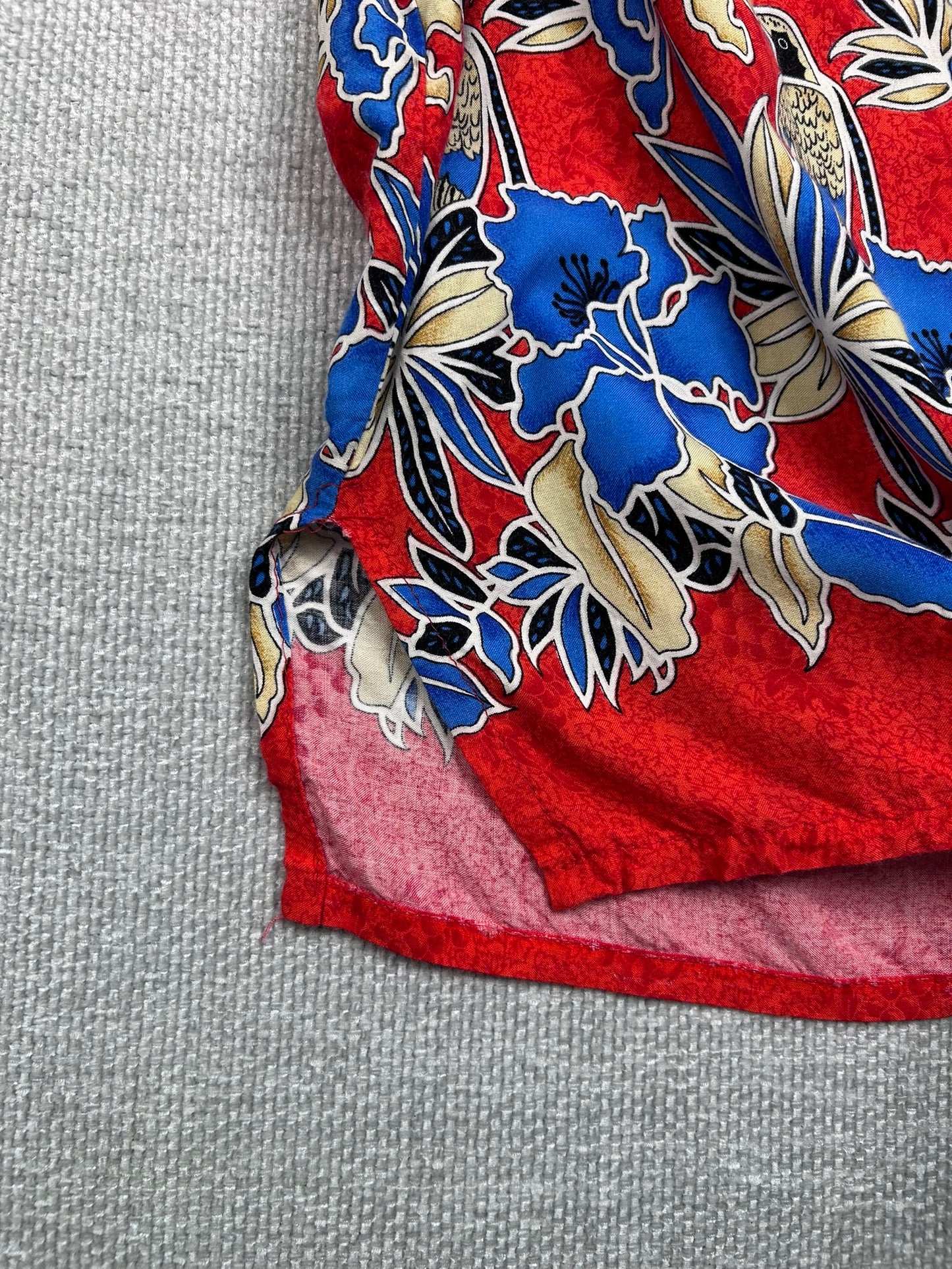 80's Rayon Floral Tank
