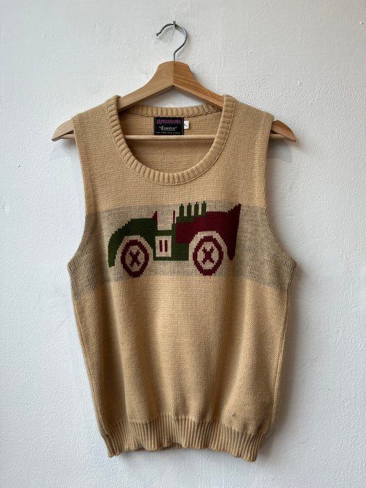 70’s Car Knit Vest