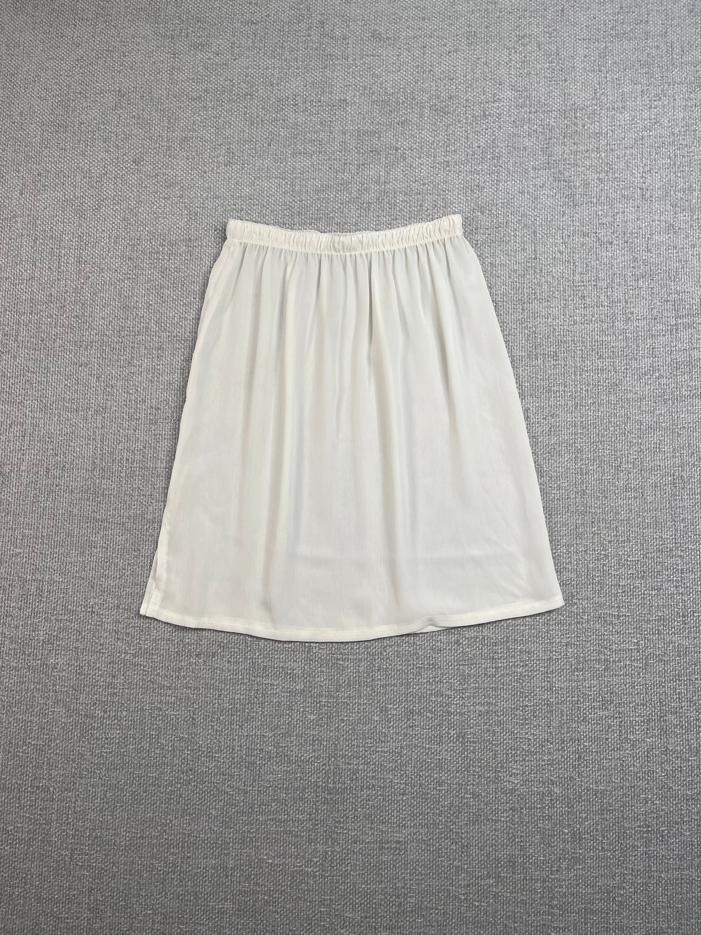 Y2K Sheer White Mini Skirt 23-28”