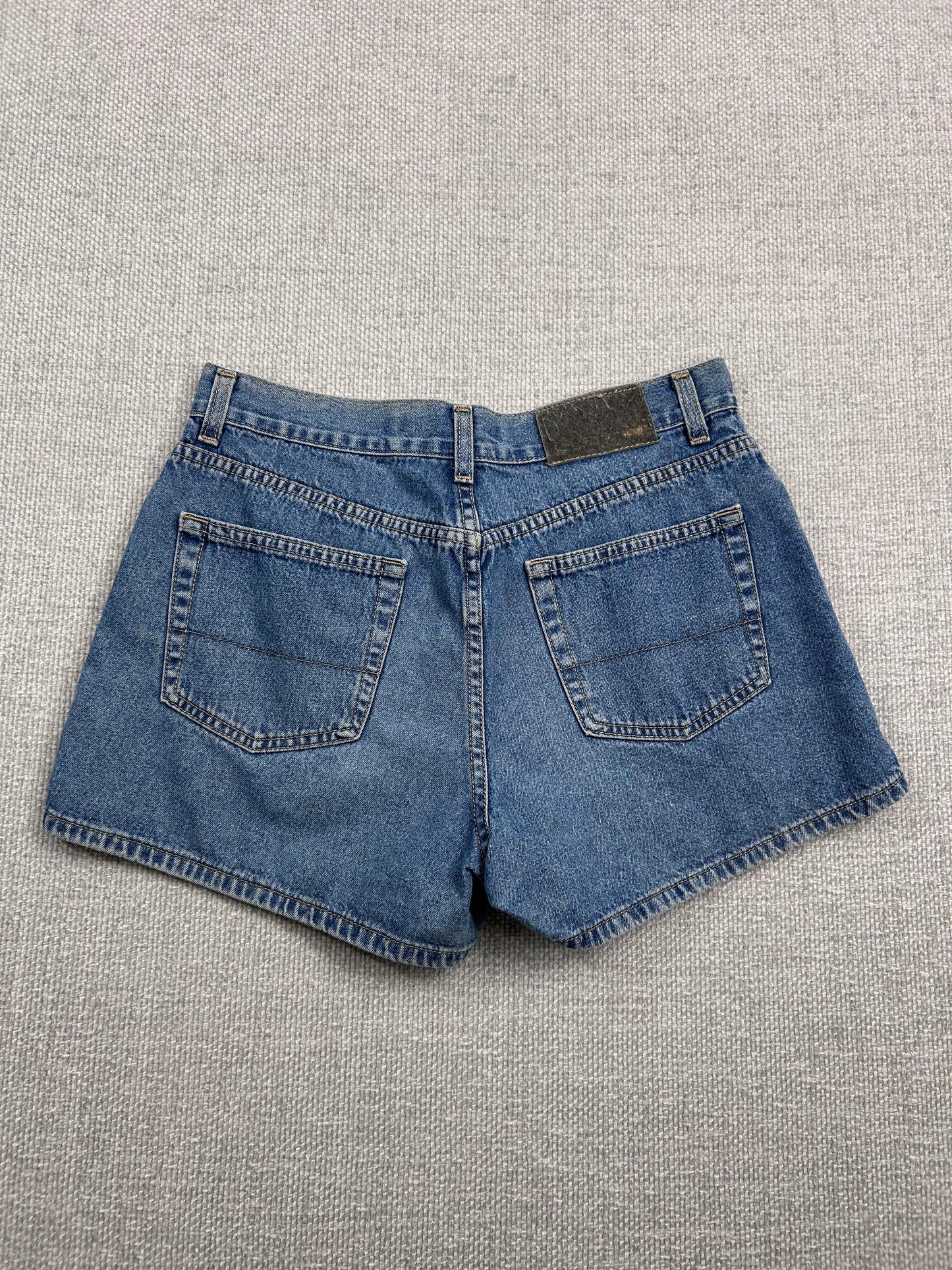 Y2K Denim Mini Shorts 28"