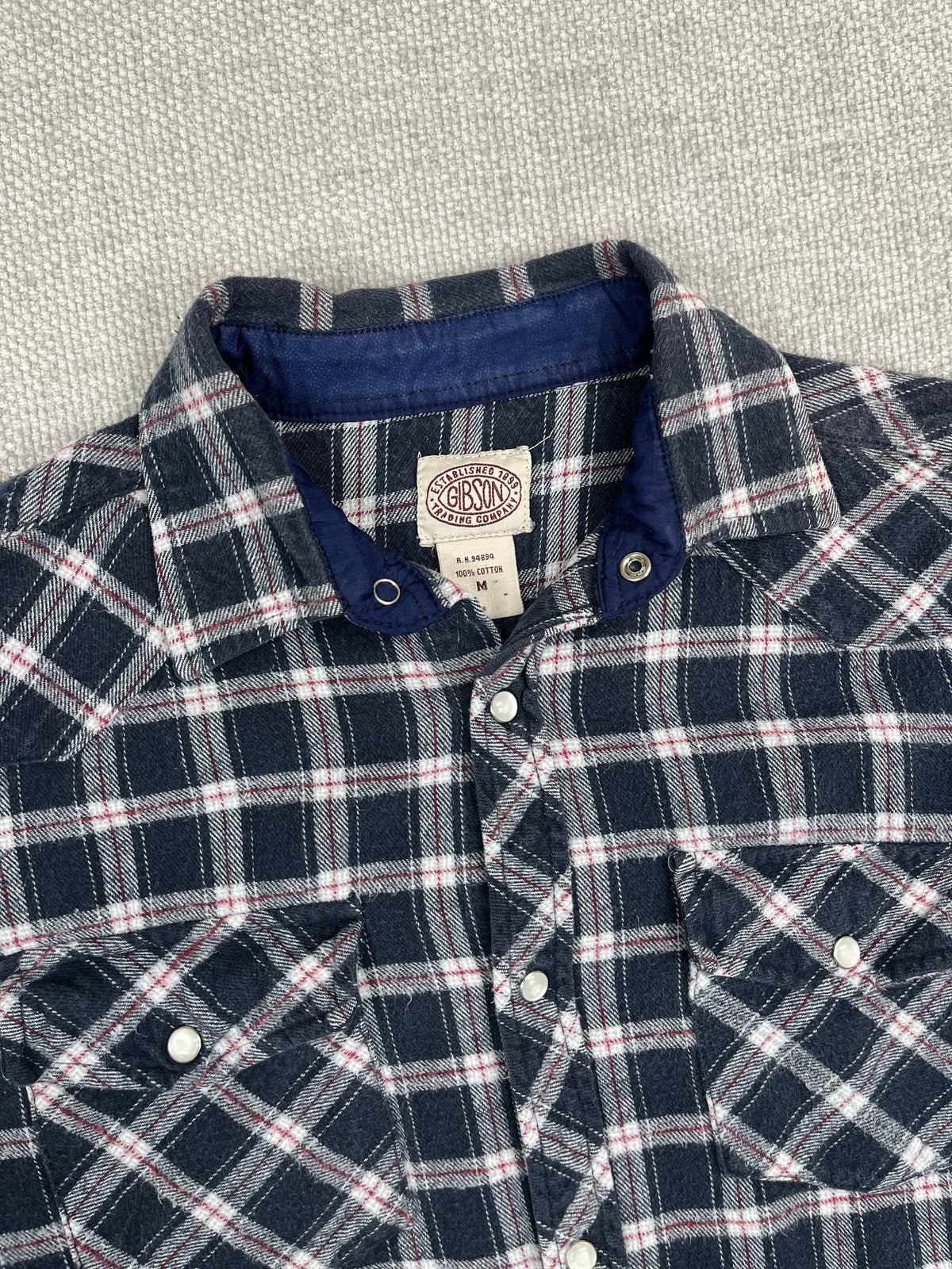 90's Plaid Pearl Snap Shirt