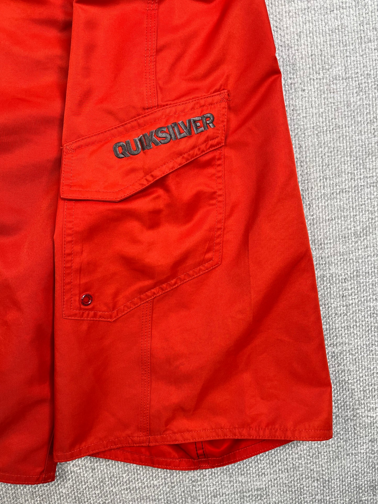 Y2K Red Quiksilver Board Shorts 31-33"