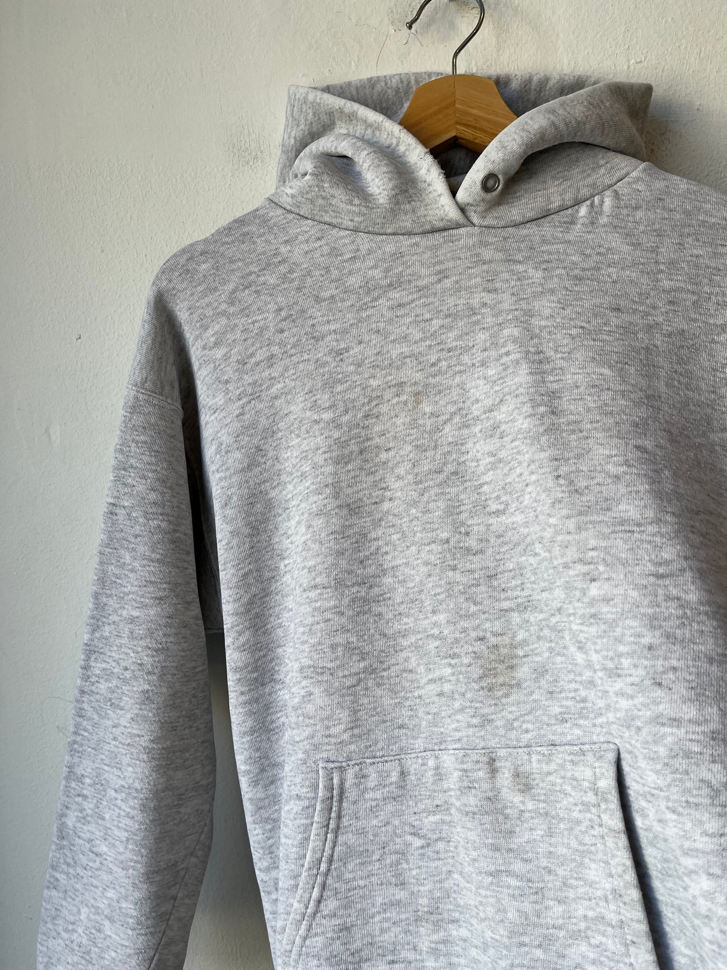 90's Heavyweight Gray Hoodie