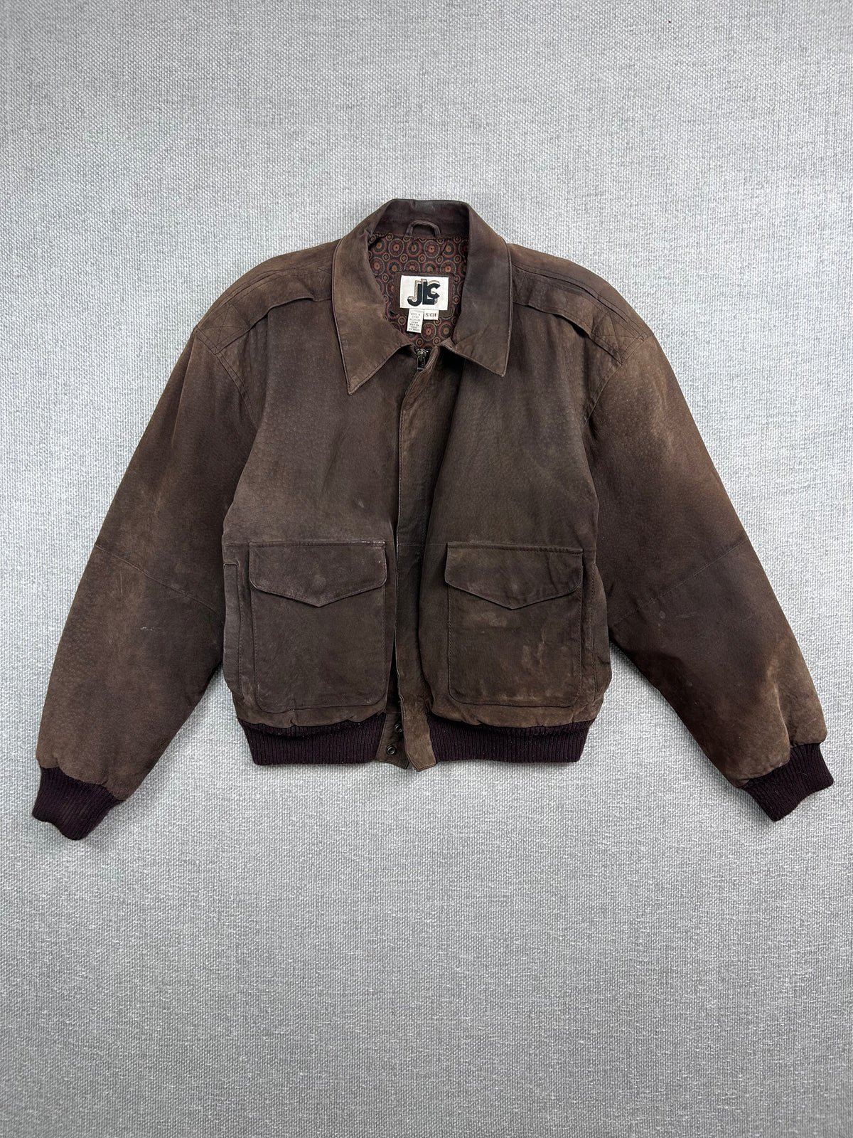 Y2K Suede Lined Bomber Jacket