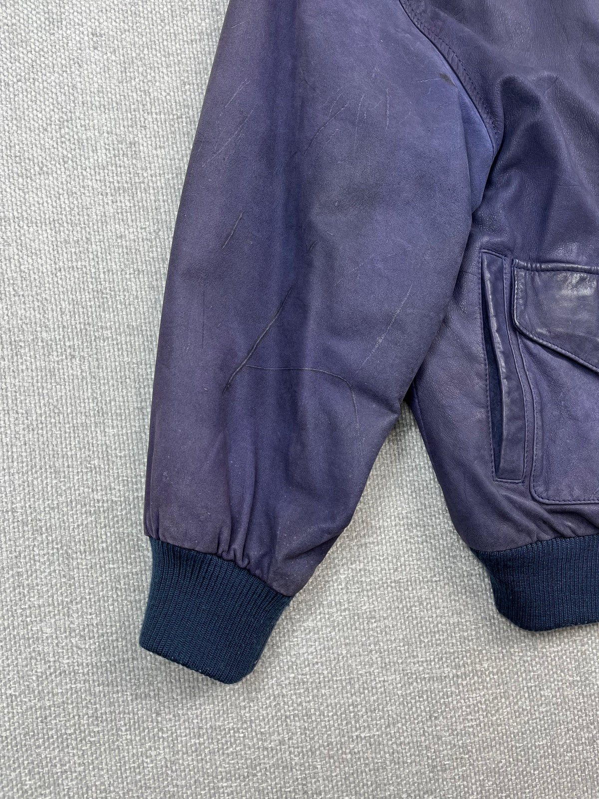 90s Pelle Leather Bomber Jacket