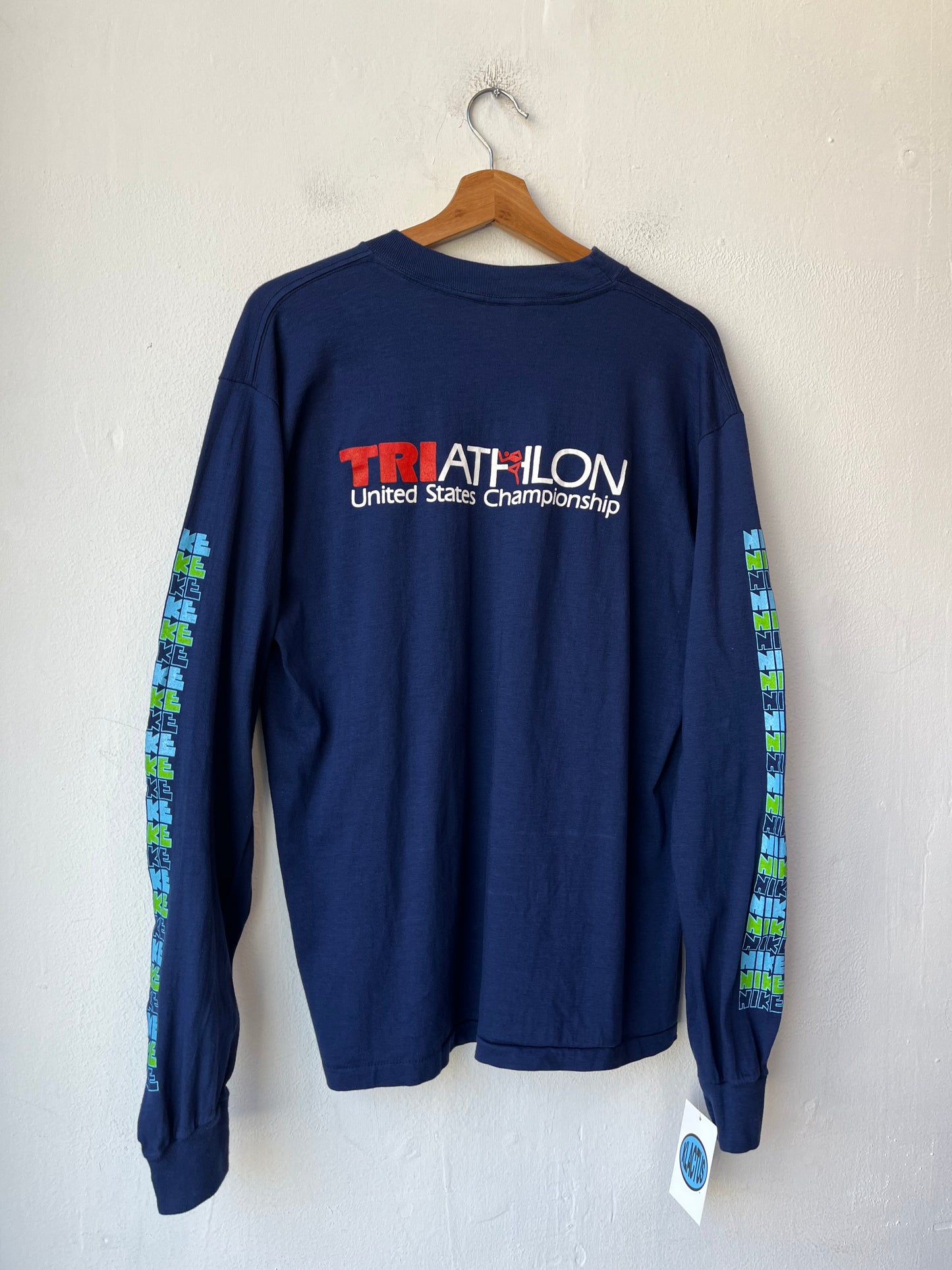 80's Nike Triathlon Long Sleeve Shirt