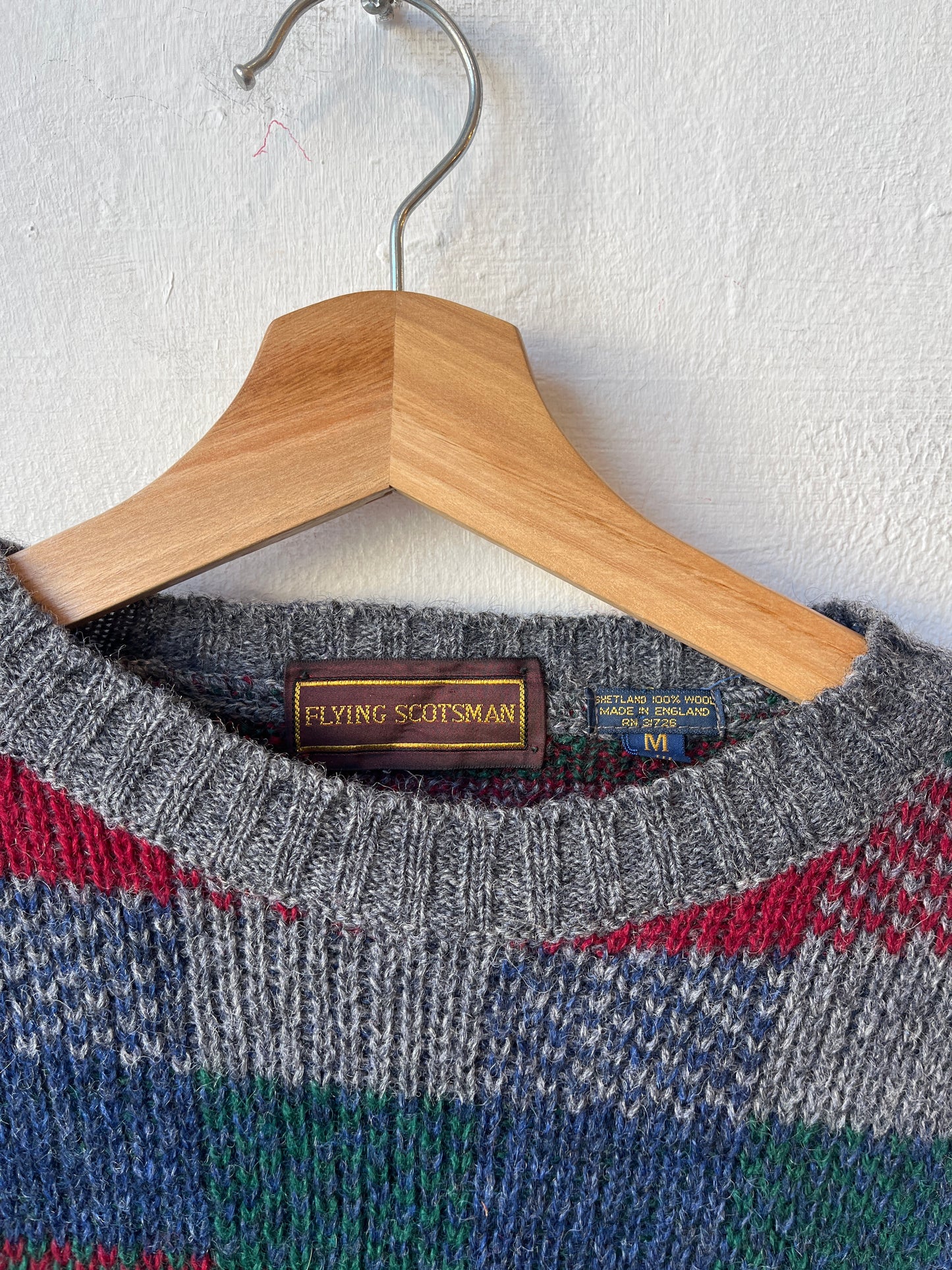 90's Flying Scotsman Wool Sweater
