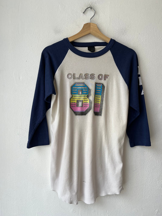 1981 Math Teacher Raglan Shirt